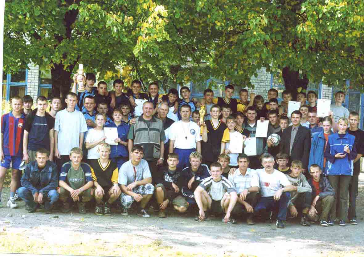 Фото на память участников спортакиады  унечского района в ПУ№17